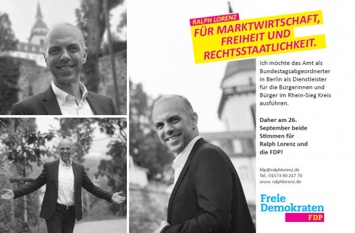 Ralph Lorenz, Bundestagskandidat 2021 für die FDP